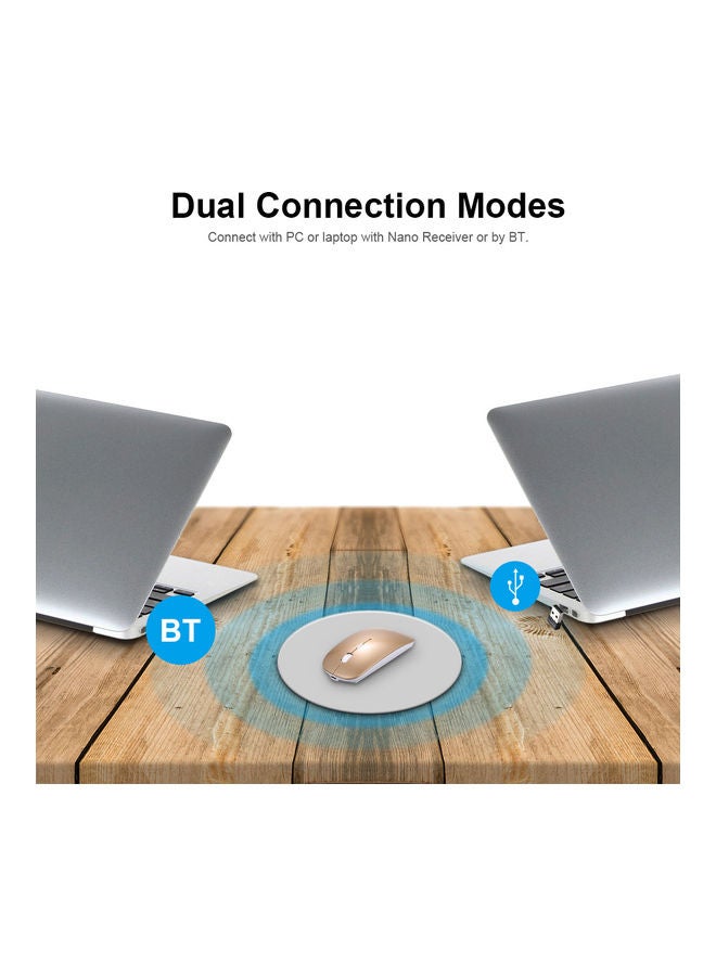 Wireless Portable Mouse White - Image 2