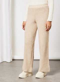 Y.A.S Ribbed Pants Grey  - Image 1