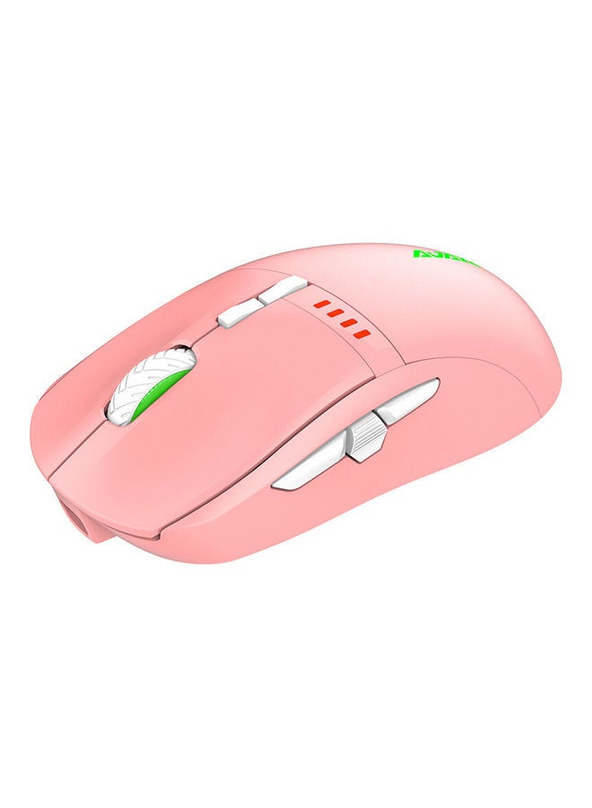 Ajazz 2.4G Wireless Type-C Wired Dual Mode Mouse Pink  - Image 5