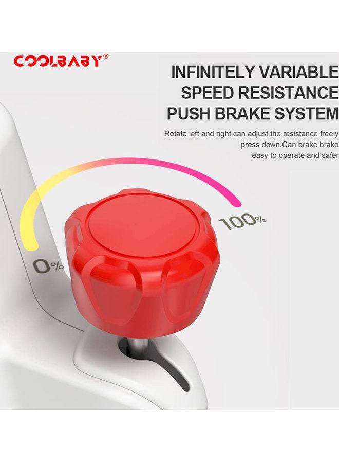 Cool Baby Indoor Exercise Spin Bike 55 x 132 x 124cm - Image 3