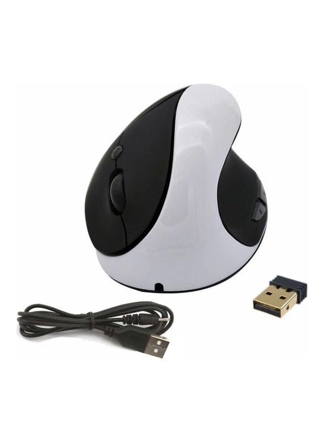 Optical Vertical Ergonomic Wireless Mouse White - Image 1