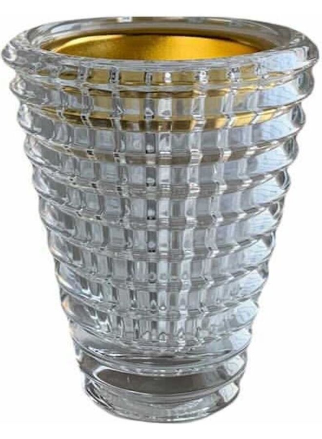 Crystal Incence Burner Mubkhar Decore Transparent 15x5cm