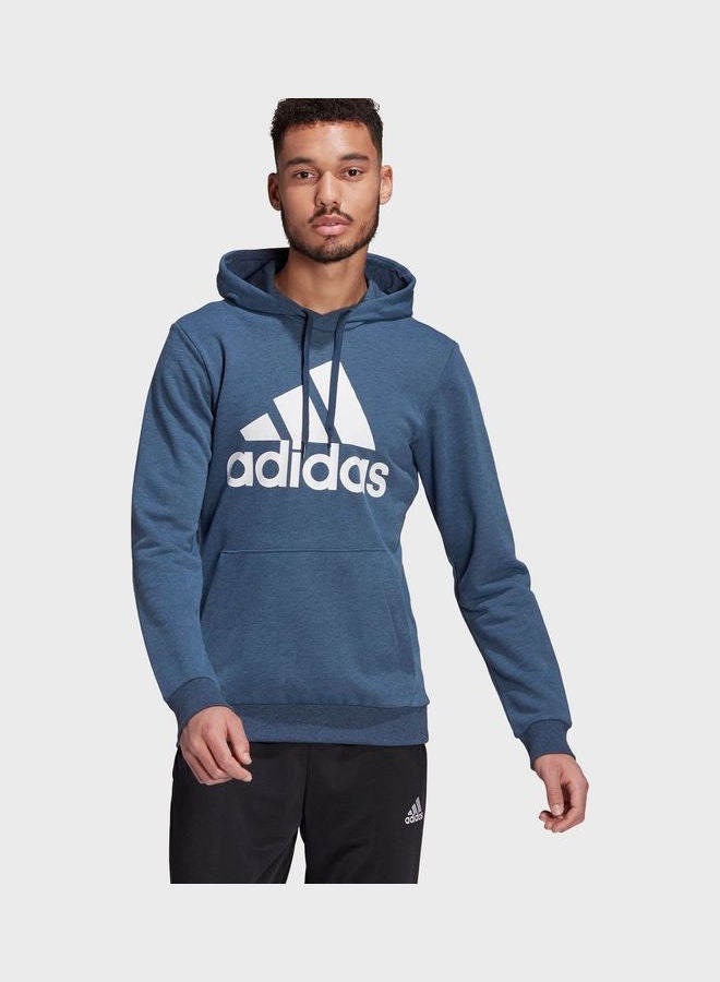 Adidas Big Logo Hoodie Blue - Image 1