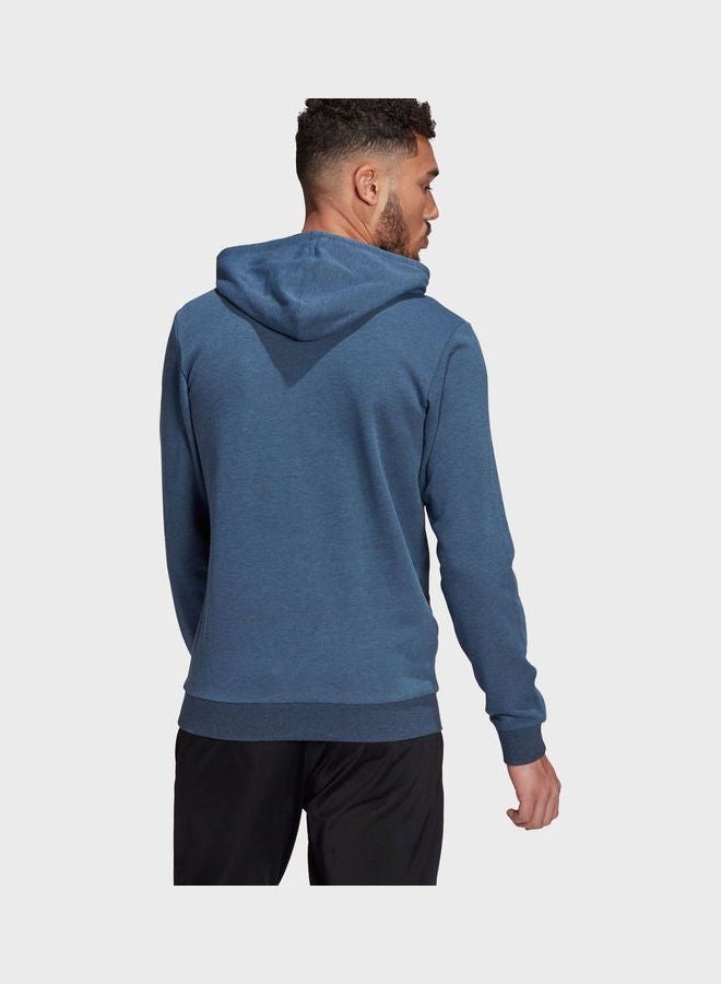 Adidas Big Logo Hoodie Blue - Image 2