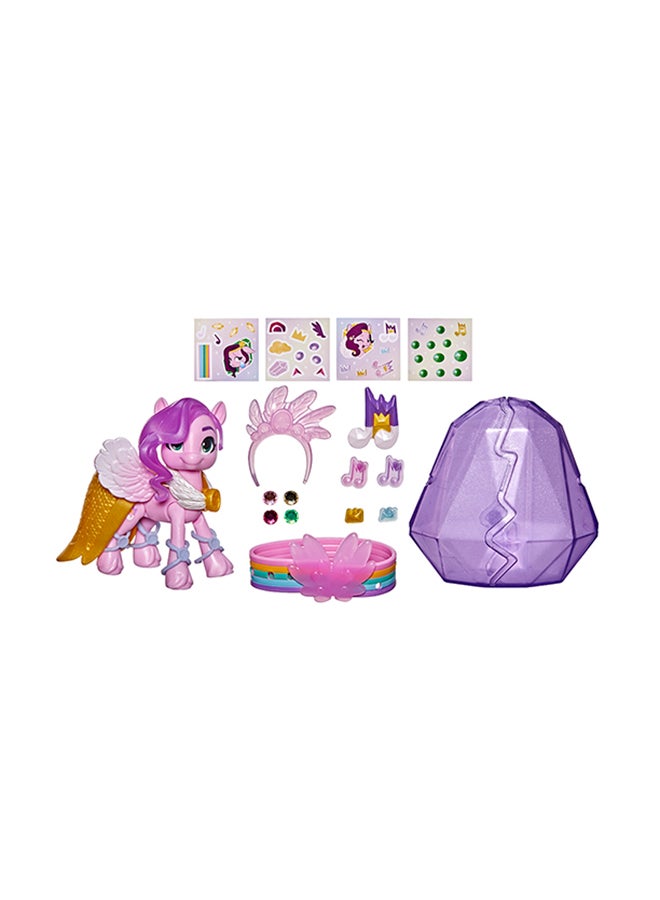 my little Pony - A New Generation And Nbsp Movie Crystal Adventure Princess Petals And Nbsp- 3-Inch Pony Toy, Surprise Accessories, Friendship Bracelet - Image 1