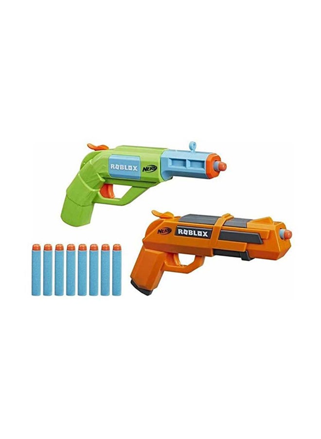 NERF - Nerf Roblox JailbreakArmory, Includes 2 Hammer-Action Blasters, 10 Elite Darts, Code To Unlock In-Game Virtual Item - Image 1