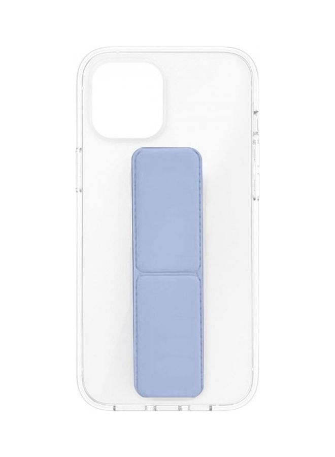 MARGOUN Protective Hand Grip Finger Strap Stand Case Cover for iphone 13 Light Blue/Clear - Image 2