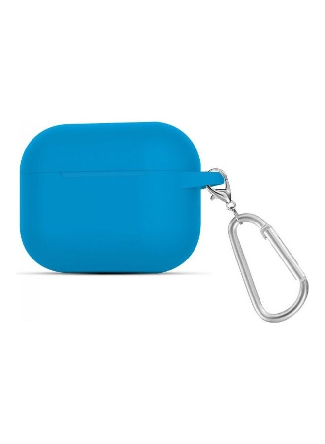 MARGOUN - Protective Shockproof Silicone Case Cover for Apple AirPods 3 Light Blue - Image 1