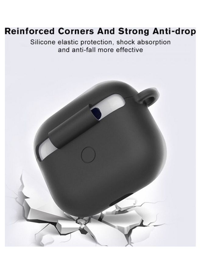 MARGOUN - Protective Shockproof Silicone Case Cover for Apple AirPods 3 3rd Generation Grey - Image 1