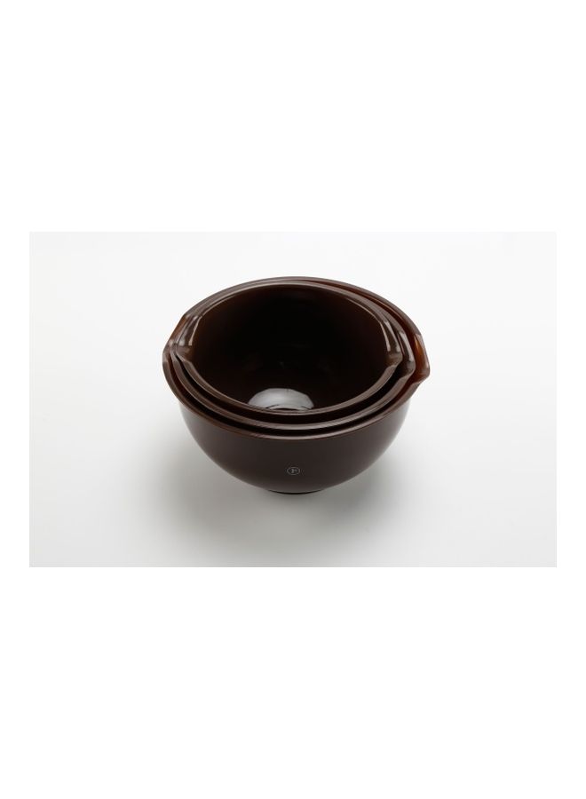 Penguen Set Of 3 Mixing Bowls Brown 23.5x22x12cm  - Image 2