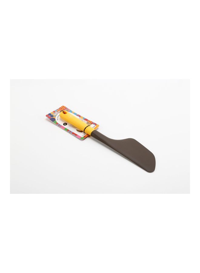 Penguen Silicone Spatula Brown/Yellow 34.3x7.3x2.3cm - Image 1