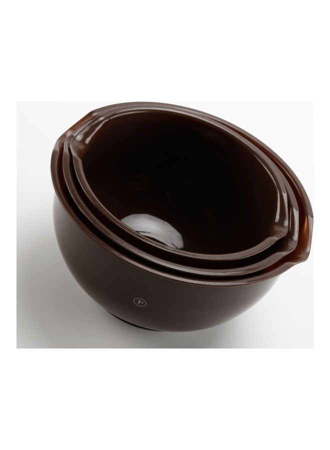 Penguen Set Of 3 Mixing Bowls Brown 23.5x22x12cm  - Image 3