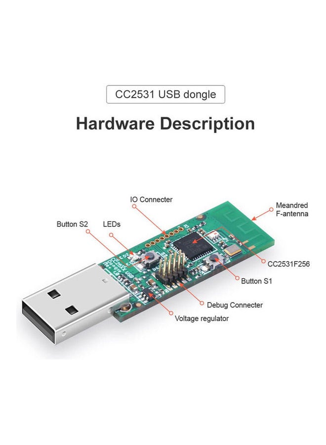 دونجل زيجبي بمنفذ USB طراز CC2531 متعدد الألوان - v1637666900/N52006522A_3