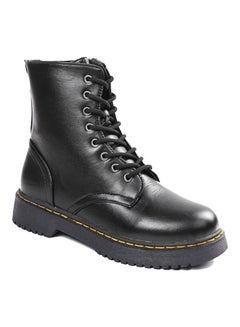 Generic Motorcycle Ankle Platform Boots Black  - Image 1
