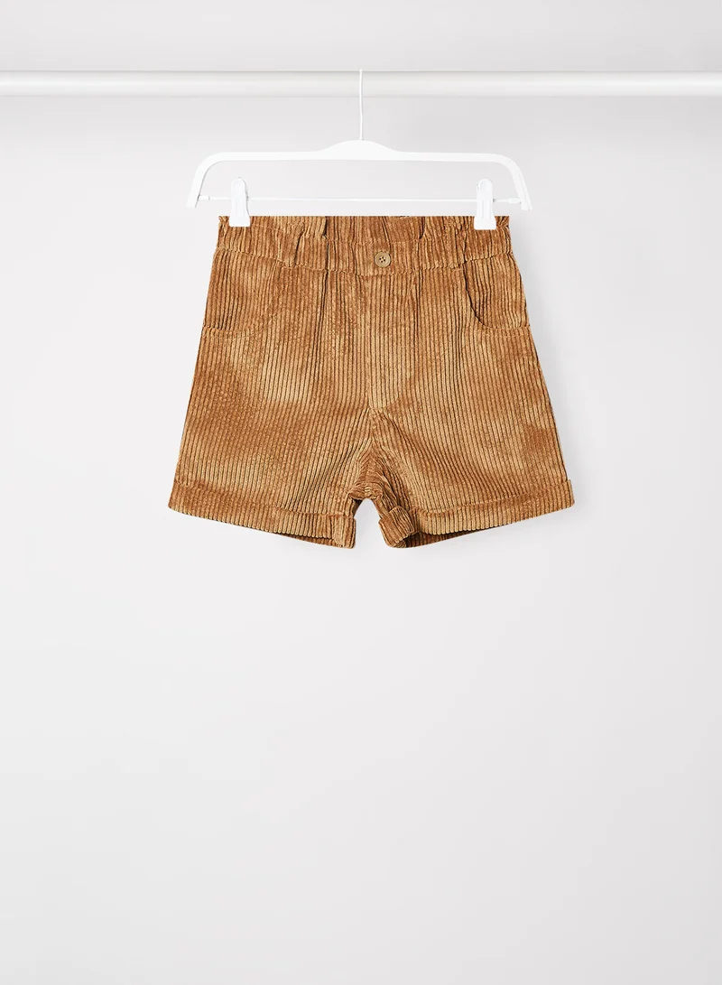 MANGO Kids/Teen Paperbag Waist Shorts