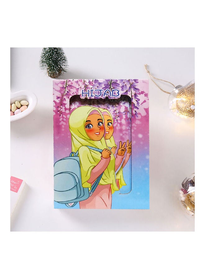 Sharpdo A5 Hard Box Lock Book Muslim Girl Multicolour 4 - Image 3