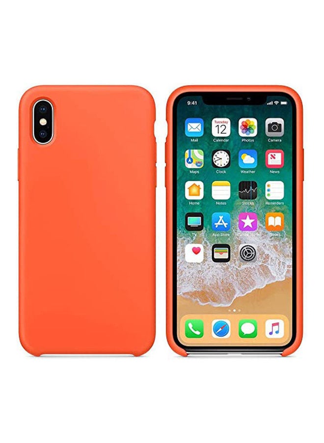 Margoun E Back Case Cover Compatible For Apple Iphone X/Xs Orange