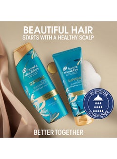 Head & Shoulders Supreme Scalp and Hair Conditioner with Argan Oil Blue-Gold 200ml  - Image 3