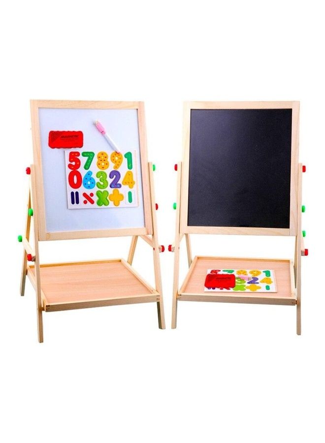 ZENHOME Multifunctional Double-Sided Magnetic Drawing Board for Children's Multicolour 