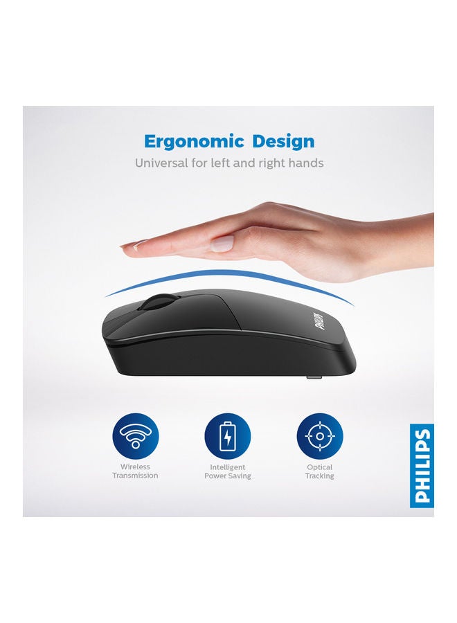 Philips - M402 Anywhere Wireless Portability Mouse Black - Image 1
