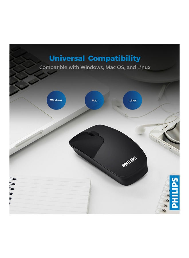 Philips - M402 Anywhere Wireless Portability Mouse Black - Image 1