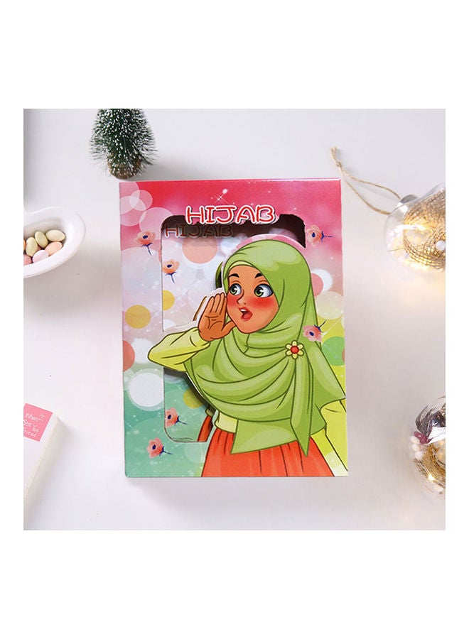 Sharpdo A5 Hard Box Lock Book Muslim Girl Multicolour 1 - Image 3