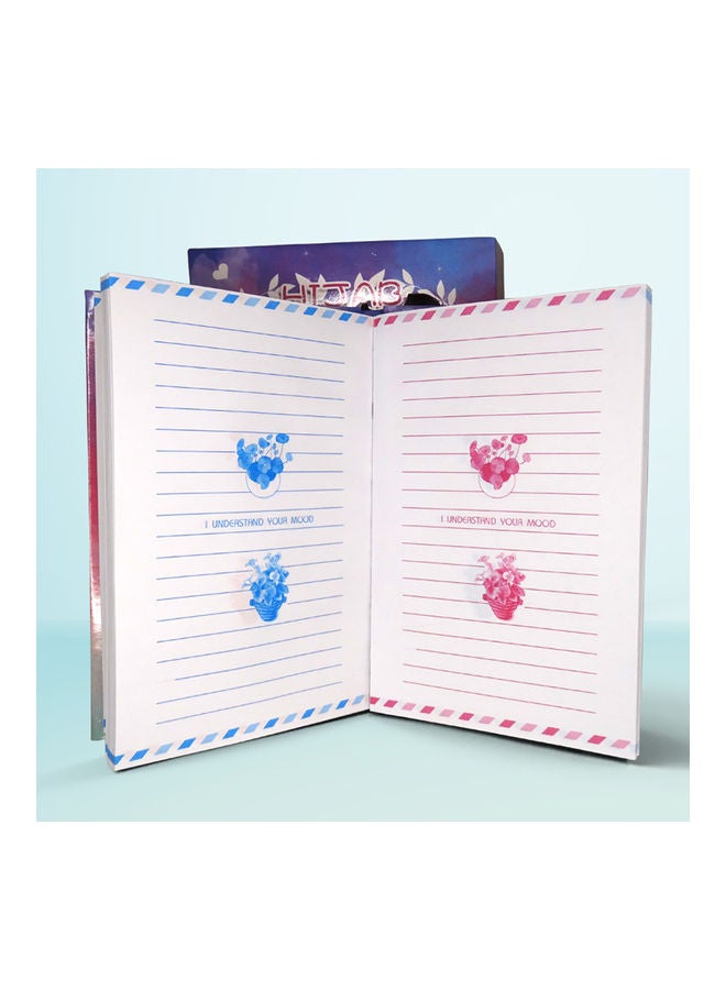 Sharpdo A5 Hard Box Lock Book Muslim Girl Multicolour 1 - Image 4