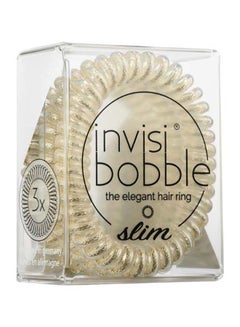 invisibobble 3 Pcs - Slim The Elegant Hair Ring Stay Gold  - Image 4
