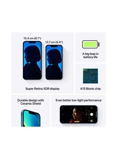 Apple iPhone 13 512GB Blue 5G With FaceTime - UAE Version  - Image 5
