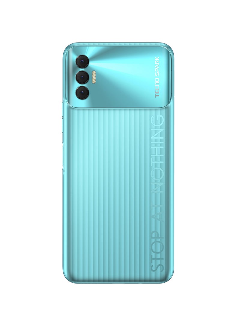SPARK 8P Dual SIM Turquoise Cyan 4GB RAM 128GB 4G - Middle East Version