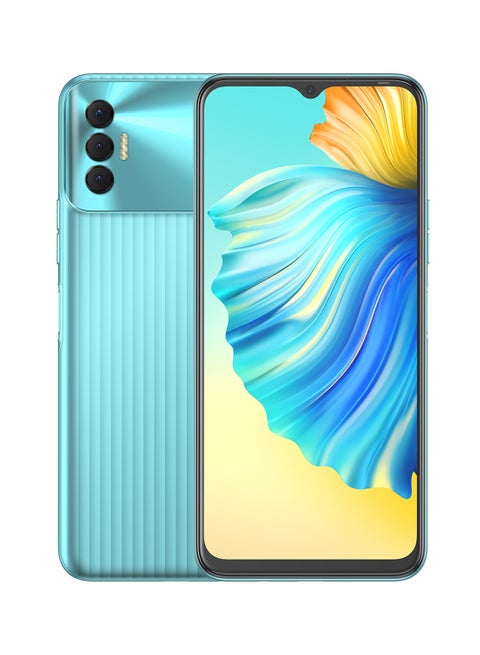 SPARK 8P Dual SIM Turquoise Cyan 4GB RAM 128GB 4G - Middle East Version