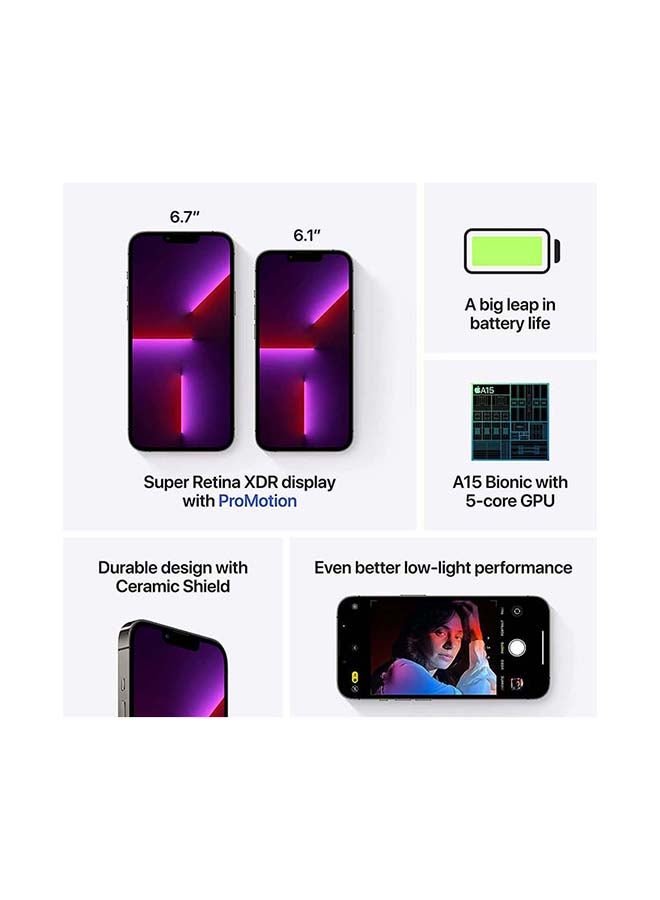 Apple - iPhone 13 Pro 1TB Graphite 5G With FaceTime - UAE Version - Image 1