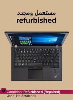 Refurbished - Thinkpad X270 (2018) Laptop With 12.5-Inch Display,Intel Core i5 Processor/6th Gen/8GB RAM/256GB SSD/Intel UHD Graphics 620 English Black