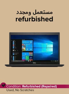 Refurbished - Lattidue E7490 (2020) Laptop With 14-Inch Display, Intel Core i7 Processor/8th Gen/8GB RAM/256GB SSD/Windows 10 Pro English Black