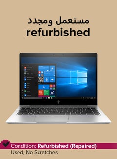 مجدد - لاب توب ايليت بوك 840 G6 (2020) بشاشة مقاس 14 بوصة، ومعالج كور i5/ذاكرة وصول عشوائي سعة 8 غيغابايت/محرك أقراص صلب SSD سعة 256 غيغابايت/بطاقة رسومات إنتل UHD 620 اللغة الإنجليزية فضي