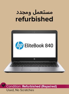 HP Refurbished - Elitebook 840 G4 (2019) Laptop With 14-Inch Touchscreen Display,Intel Core i7 Processor/7th Gen/8GB RAM/256GB SSD/Intel HD Graphics 620 English Silver  - Image 1
