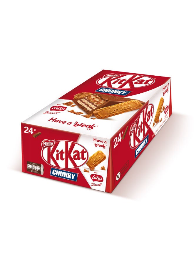 KitKat - Kit Kat Chunky Lotus Pack of 24 - Image 1