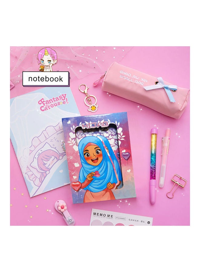 شاربدو A5 Muslim Girl A5 Hard Box Lockbook Multicolour - Image 2