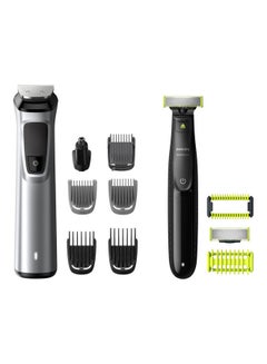 Multigroom series 9000 12 في 1، للوجه والشعر والجسم MG9710/93، ضمان لمدة عامين