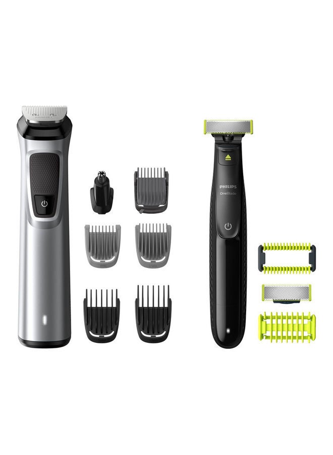 فيليبس - Multigroom series 9000 12 في 1، للوجه والشعر والجسم MG9710/93، ضمان لمدة عامين - Image 1