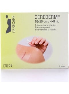 CEREDERM Cerederm Silicone Pads for Scar 10X20cm, 10 Count  - Image 1