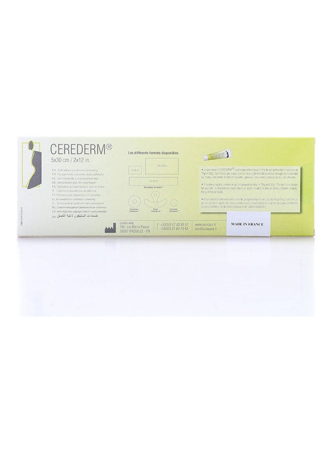 Cerederm Silicone Pads for Scar 5X30cm, 10 Count
