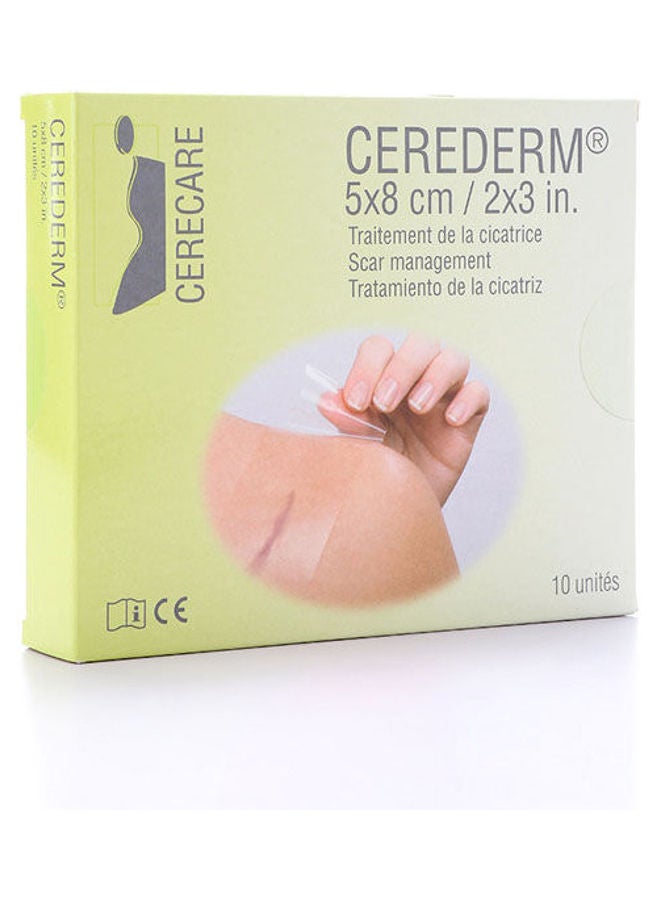 CEREDERM Cerederm Silicone Pads for Scar 5X8cm, 10 Count  - Image 2