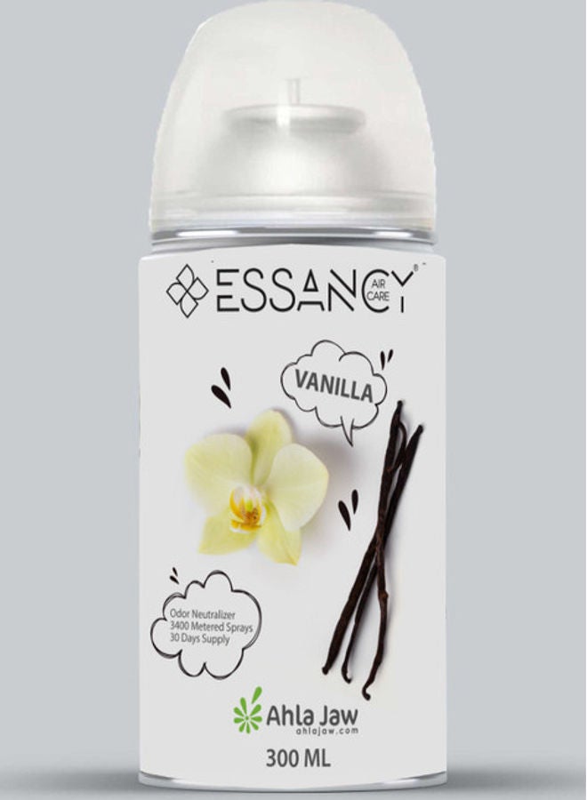 Ahla Jaw - Vanilla Aroma Aerosol White 300ml - Image 1