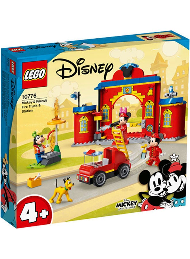 LEGO Disney Mickey And Friends Fire Engine & Station Building Toy 