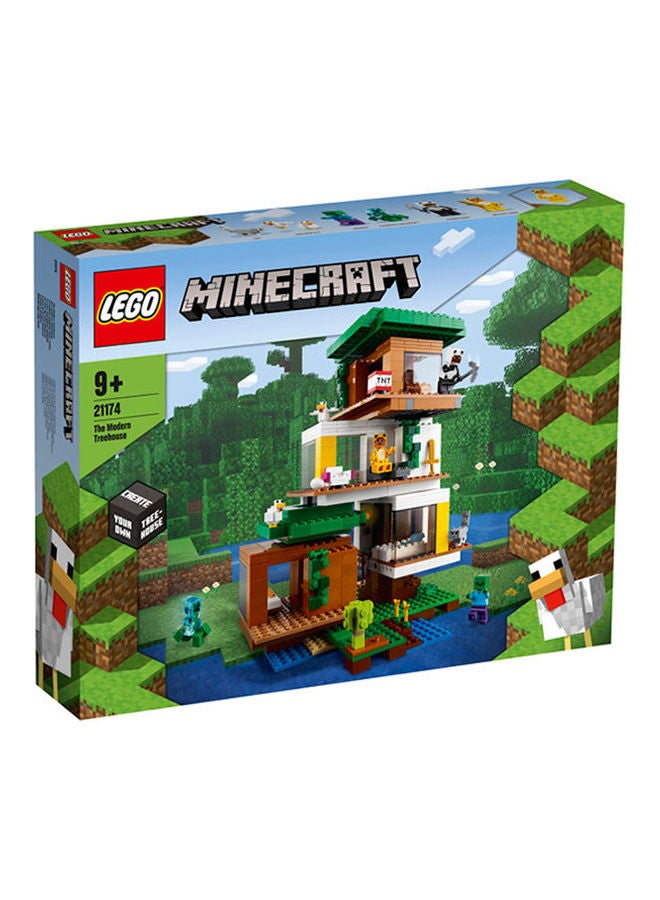 LEGO Minecraft The Modern Treehouse - Dollhouse Toy For Kids