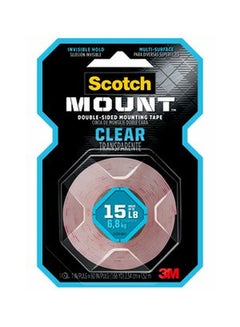 3M Scotch Mounting Tape Clear 1x450inch  - Image 2