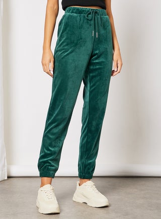 Drawstring Joggers Green