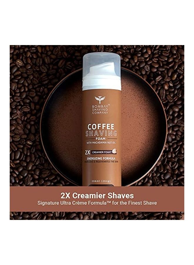 BOMBAY SHAVING COMPANY - Coffee Shaving Foam (33% Extra) With Macadamia Seed Oil Multicolour 266ml - Image 1