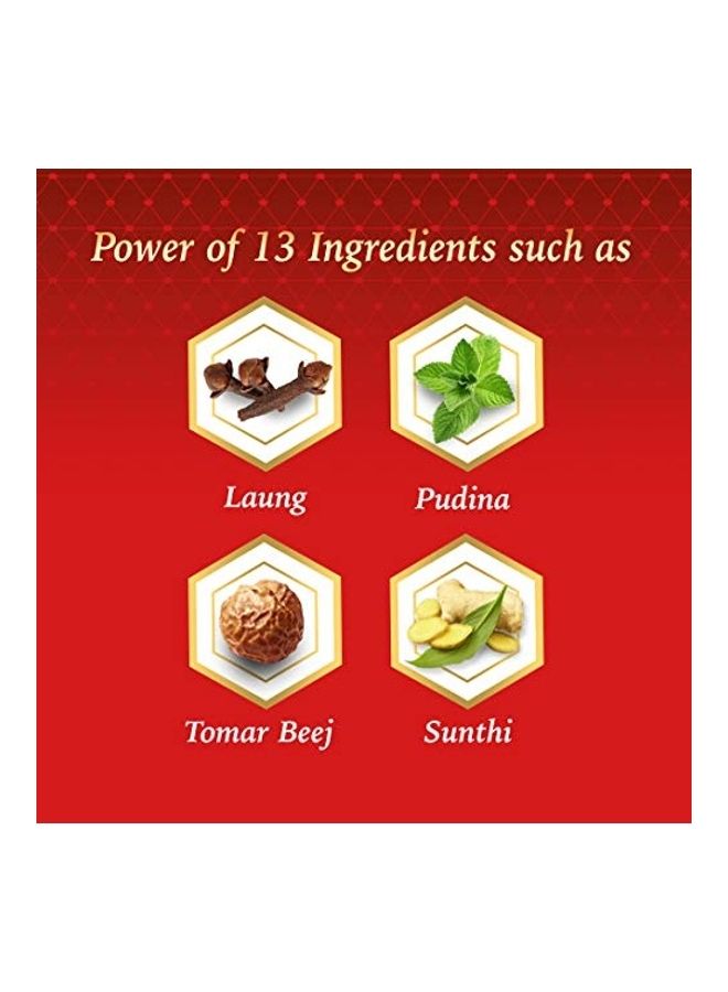 دابر مجموعة معاجين أسنان رقم 1 في الهند بمستخلصات أيورفيدية، مكونة من 4 قطع أحمر 600جرام - Image 4